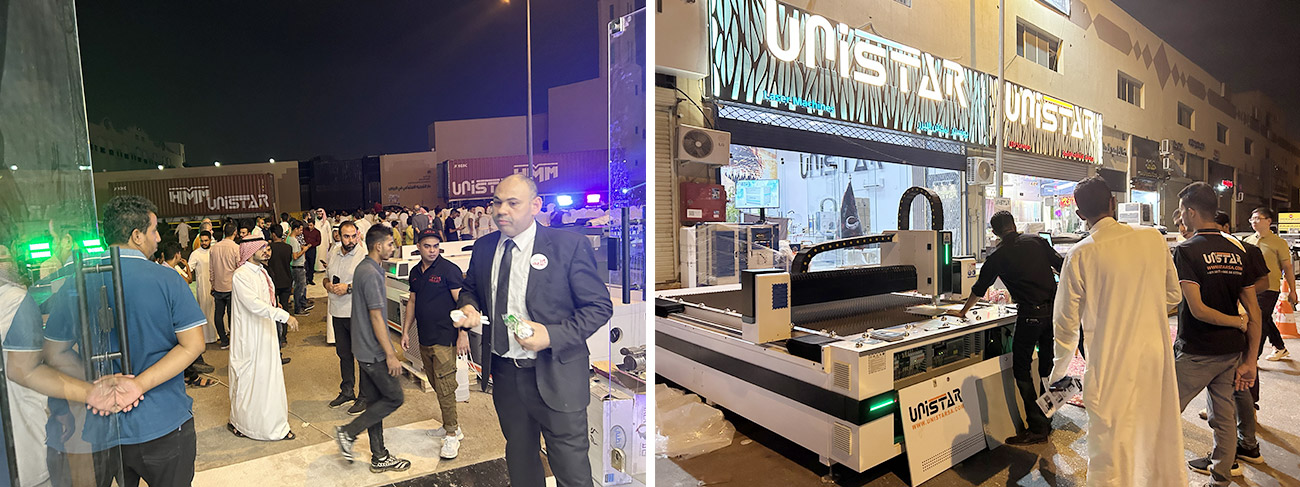 Se inauguró con éxito la sucursal de UNISTARLASER en Arabia Saudita