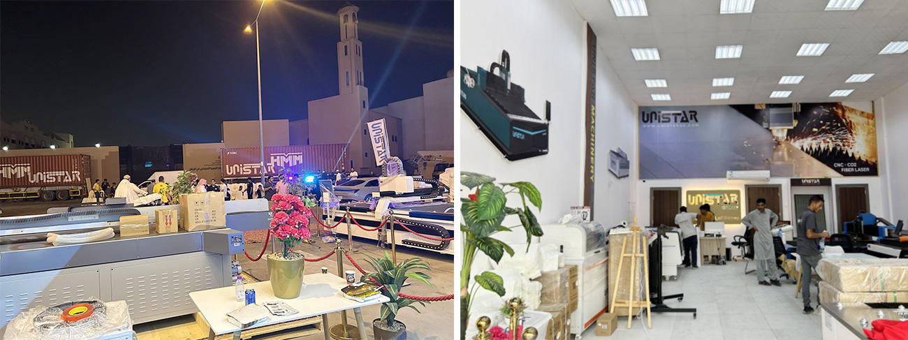 Se inauguró con éxito la sucursal de UNISTARLASER en Arabia Saudita