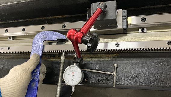 Medición de la precisión de la guía de carril